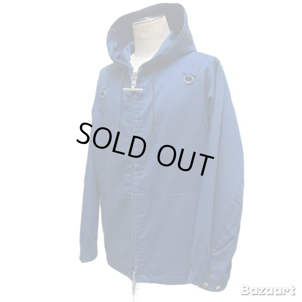 画像15: -70's "MIGHTY MAC"　COTTON　CANVAS　FULL　ZIP.　JACKET　WITH　HOODED　AND　T-BAR　ZIPPER　good making !! (15)