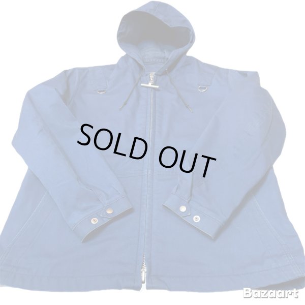 画像5: -70's "MIGHTY MAC"　COTTON　CANVAS　FULL　ZIP.　JACKET　WITH　HOODED　AND　T-BAR　ZIPPER　good making !! (5)