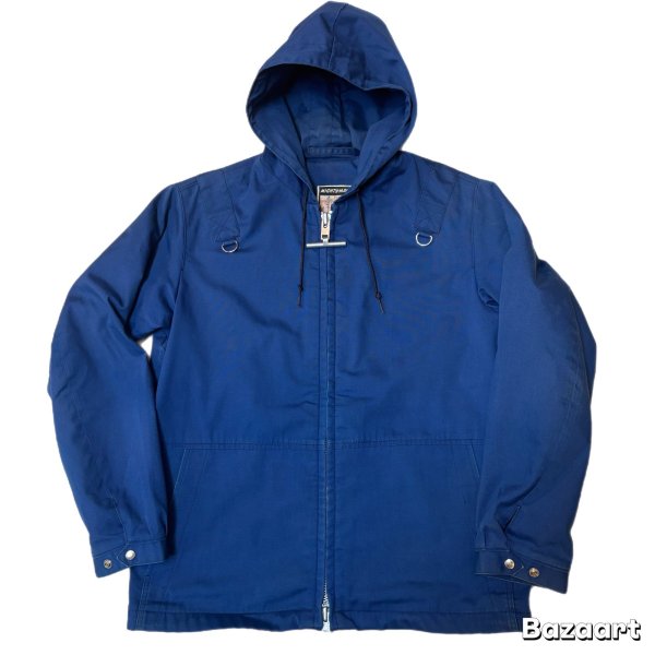 画像1: -70's "MIGHTY MAC"　COTTON　CANVAS　FULL　ZIP.　JACKET　WITH　HOODED　AND　T-BAR　ZIPPER　good making !! (1)