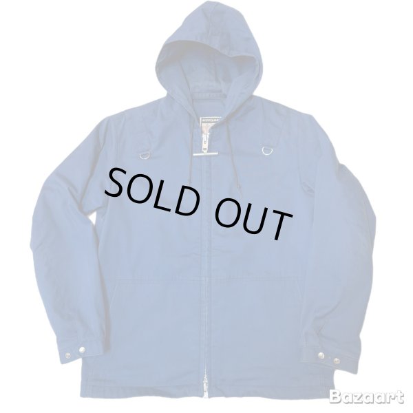 画像1: -70's "MIGHTY MAC"　COTTON　CANVAS　FULL　ZIP.　JACKET　WITH　HOODED　AND　T-BAR　ZIPPER　good making !! (1)