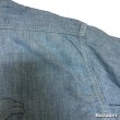 画像10: 70's "kennington"　WORK　CHAMBRAY　SHIRTS　WITH　PRINTED　「MICKEY　MOUSE」　ON THE BACK (10)