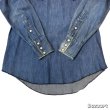 画像12: 50's "MILLER"　LACE UP　PULLOVER　DENIM　WESTERN　SHIRTS　with　DIAGONAL　POCKETS　 (12)