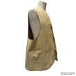 画像14: 40's "MOHAWK　by　UTICA　DUXBAK　CO.”　BROWN DUCK　HUNTING　VEST　with　HALF MOON　POCKETS　AND　GOOD STYLE　POCETS (14)
