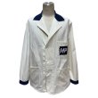 画像21: 40's- "COVERALL　MFG.　CO."　H.B.T.　WHITE × DARK NAVY　2 TONE　COLOR　COVERALL　JACKET　WITH　EMBROIDERY　SIZE表記：44 (21)