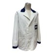 画像24: 40's- "COVERALL　MFG.　CO."　H.B.T.　WHITE × DARK NAVY　2 TONE　COLOR　COVERALL　JACKET　WITH　EMBROIDERY　SIZE表記：44 (24)