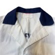 画像20: 40's- "COVERALL　MFG.　CO."　H.B.T.　WHITE × DARK NAVY　2 TONE　COLOR　COVERALL　JACKET　WITH　EMBROIDERY　SIZE表記：44 (20)