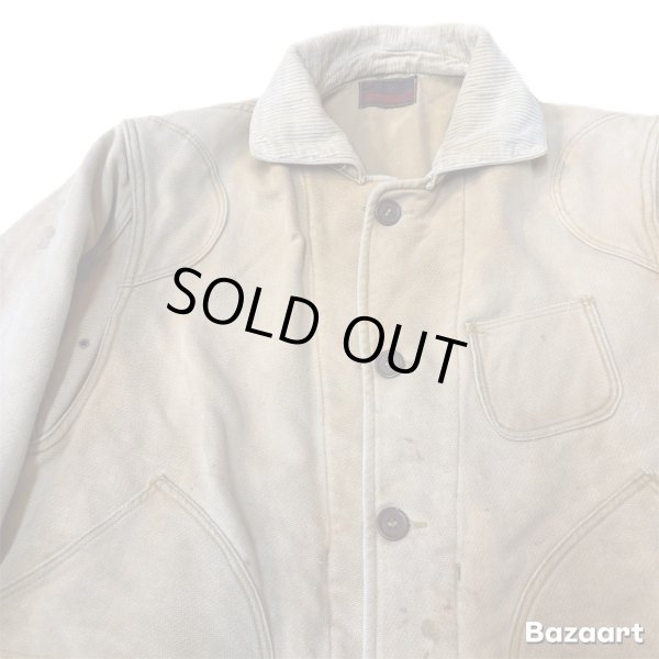 画像9: 30's- "MONTGOMERY　WARD　WESTERN　FIELD”　COTTON　MOLESKIN　HUNTING　JACKET　good size !!　good condition !! (9)