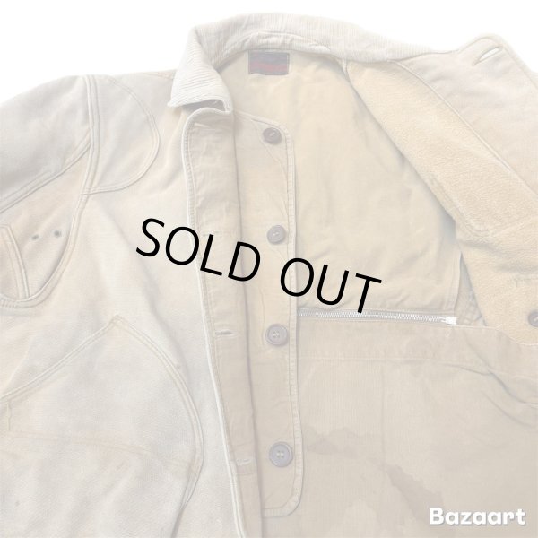 画像7: 30's- "MONTGOMERY　WARD　WESTERN　FIELD”　COTTON　MOLESKIN　HUNTING　JACKET　good size !!　good condition !! (7)