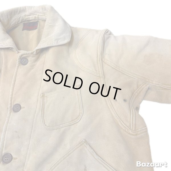 画像10: 30's- "MONTGOMERY　WARD　WESTERN　FIELD”　COTTON　MOLESKIN　HUNTING　JACKET　good size !!　good condition !! (10)