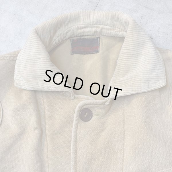 画像3: 30's- "MONTGOMERY　WARD　WESTERN　FIELD”　COTTON　MOLESKIN　HUNTING　JACKET　good size !!　good condition !! (3)