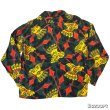 画像5: 40's "MARK TWAIN"　ABSTRACT　PATTERN　LONG　SLEEVE　RAYON　HAWAIIAN　SHIRTS　SIZE表記：M (5)
