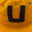 画像3: 50's- BASEBALL　CAP　WITH　FELT　PATCH　MUSTARD × BLACK (3)