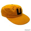 画像1: 50's- BASEBALL　CAP　WITH　FELT　PATCH　MUSTARD × BLACK (1)