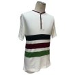 画像16: 60's DEAD STOCK　"MUNSINGWEAR"　WIDE　BORDER　HENRY　NECK　Tee SHIRTS　good design !! (16)