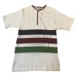 画像6: 60's DEAD STOCK　"MUNSINGWEAR"　WIDE　BORDER　HENRY　NECK　Tee SHIRTS　good design !! (6)