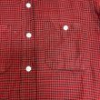 画像5: 50's "Montgomery Ward　PIONEER"　千鳥格子 CHECK PATTERN　PRINTED COTTON FLANNEL SHIRTS　マチ付き (5)