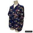 画像19: 50's "NATIONAL"　 RAYON　HAWAIIAN　SHIRTS　NAVY　SIZE：L (19)