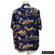 画像20: 50's "NATIONAL"　 RAYON　HAWAIIAN　SHIRTS　NAVY　SIZE：L (20)