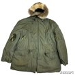 画像5: 1972's 「SKYLINE CLOTHING　CO.」　"U.S.AIR FORCE"　「N-3B」　CAMO. LINING　COTTON　MODIFIED　FRYING　JACKET　SIZE:XL　rare !! (5)