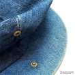 画像9: 70's "LEVI'S"　OFFICIAL　DENIM　PATCH WORK　OLD DENIM　NEWSBOYS HAT (9)