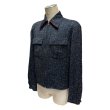 画像3: 50's MINT CONDITION　黒 カスリ柄　RAYON　GABARDINE　REVERSIBLE　JACKET　BLACK × RED　SPECIAL !! (3)