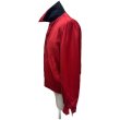画像4: 50's MINT CONDITION　黒 カスリ柄　RAYON　GABARDINE　REVERSIBLE　JACKET　BLACK × RED　SPECIAL !! (4)