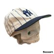 画像15: 80's DEAD STOCK　”AMERICAN　NEEDLE”　「MLB」　OFFICIAL　「NEW YORK　YANKEES」　BASEBALL CAP　good size !! (15)