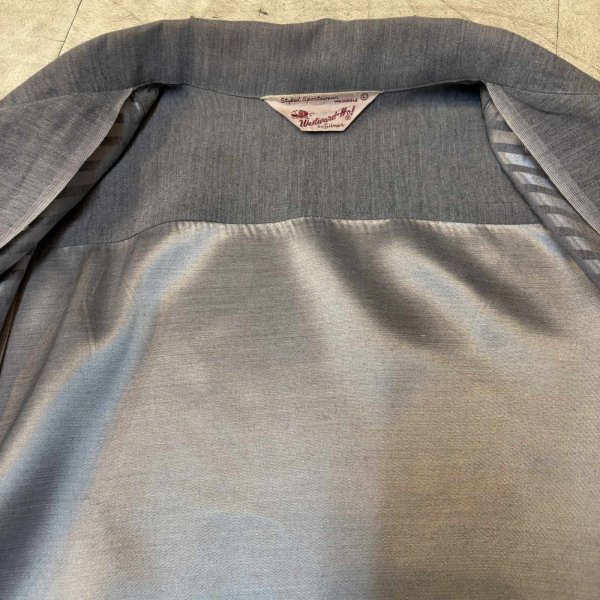 画像11: 50's MINT CONDITION　"Westward - Ho！”　GRAY × SHAINY STRIPE　RAYON　LONG　SLEEVE　SHIRTS　SIZE表記：L　very beautiful !! (11)