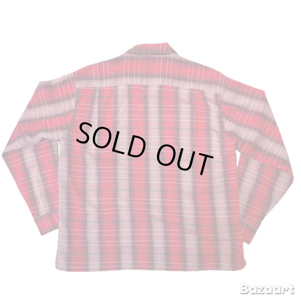 画像4: 60's "Stephens"　RAYON　OMBRE　CHECK　PATTEN　LONG　SLEEVE　SHIRTS　SIZE表記：L　very beautiful !! (4)