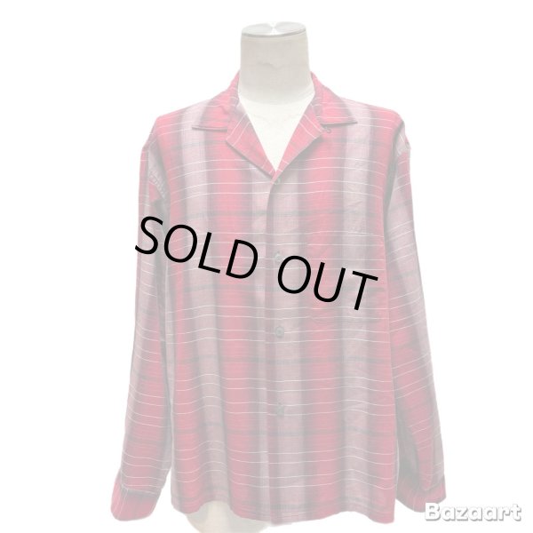 画像11: 60's "Stephens"　RAYON　OMBRE　CHECK　PATTEN　LONG　SLEEVE　SHIRTS　SIZE表記：L　very beautiful !! (11)