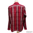 画像13: 60's "Stephens"　RAYON　OMBRE　CHECK　PATTEN　LONG　SLEEVE　SHIRTS　SIZE表記：L　very beautiful !! (13)