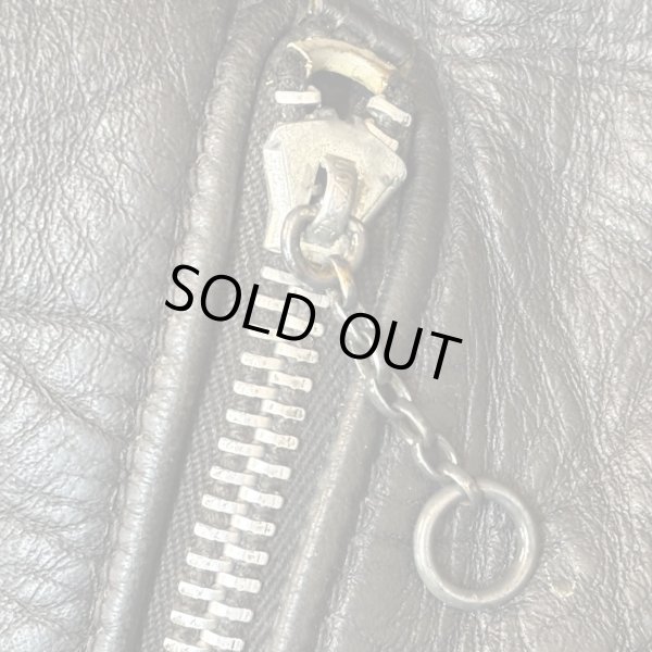 画像13: 50's "PENNEY'S"　「ONE　STAR」　DOUBLE　BREST　LEATHER　JACKET　WITH　DETACHABLE　BOA　COLLAR　good condition !!　good size !! (13)