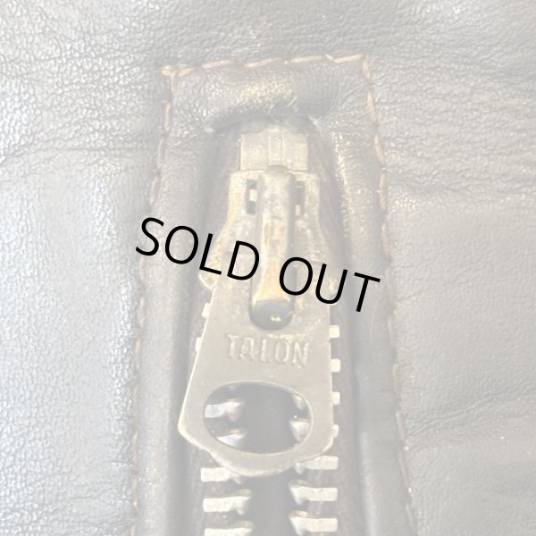 画像15: 50's "PENNEY'S"　「ONE　STAR」　DOUBLE　BREST　LEATHER　JACKET　WITH　DETACHABLE　BOA　COLLAR　good condition !!　good size !! (15)