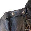 画像8: 50's "PENNEY'S"　「ONE　STAR」　DOUBLE　BREST　LEATHER　JACKET　WITH　DETACHABLE　BOA　COLLAR　good condition !!　good size !! (8)