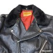 画像3: 50's "PENNEY'S"　「ONE　STAR」　DOUBLE　BREST　LEATHER　JACKET　WITH　DETACHABLE　BOA　COLLAR　good condition !!　good size !! (3)
