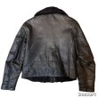 画像18: 50's "PENNEY'S"　「ONE　STAR」　DOUBLE　BREST　LEATHER　JACKET　WITH　DETACHABLE　BOA　COLLAR　good condition !!　good size !! (18)