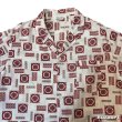画像4: 50's- "Sears"　ABSTRACT　PATTERN　PRINTED　ORIGINAL　SHORT　SLEEVE　PAJAMAS　SHIRTS　SIZE：LARGE　42 / 44 (4)
