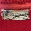 画像2: 40's "HOLLOWAY"　ARM LEATHER　FRONT 掛けボタン　PATCH POCKET　BASEBALL JACKET　SIZE:44 (2)