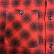 画像10: 50's "PENNY'S"　HOMBRE CHECK　PATTERN　PRINTED　COTTON FLANNEL　SHIRTS　マチ付き　SIZE：M　（15-15 1/2) (10)