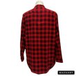 画像16: 50's "PENNY'S"　HOMBRE CHECK　PATTERN　PRINTED　COTTON FLANNEL　SHIRTS　マチ付き　SIZE：M　（15-15 1/2) (16)