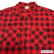 画像4: 50's "PENNY'S"　HOMBRE CHECK　PATTERN　PRINTED　COTTON FLANNEL　SHIRTS　マチ付き　SIZE：M　（15-15 1/2) (4)