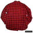 画像5: 50's "PENNY'S"　HOMBRE CHECK　PATTERN　PRINTED　COTTON FLANNEL　SHIRTS　マチ付き　SIZE：M　（15-15 1/2) (5)