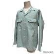 画像14: 50's "Mc Call"　RAYON × COTTON　カスリ柄　PEPPERMINT GREEN　LONG　SLEEVE　SHIRTS　SIZE表記：L　good color !!　good size !! (14)