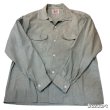 画像7: 50's "Mc Call"　RAYON × COTTON　カスリ柄　PEPPERMINT GREEN　LONG　SLEEVE　SHIRTS　SIZE表記：L　good color !!　good size !! (7)