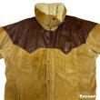 画像5: 70's "POWDERHORN　MOUNTANEERING"　LEATHER × CORDUROY　DOWN JACKET　good size !!　good condition !! (5)