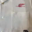 画像16: 50's "Berma"　PINK　FLAMINGO,　PALMTREE　AND　SO　ON　HORIZONTAL　PATTERN　WHITE　RAYON　HAWAIIAN　SHIRTS　SIZE表記：M　 (16)