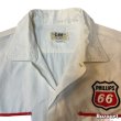 画像4: 50's "Lee"　「PHILLIPS 66」　WHITE　COTTON　TWILL　WORK　SHIRTS　SIZE:15 - 15 1/2　LONG　マチ付き (4)