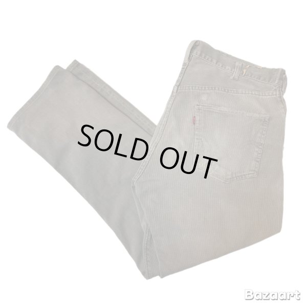 画像1: 60's "LEVI'S　911 D"　COTTON　PIQUE　PANTS　WITH　Big E　TAB　実寸 W 36 × L 28 (1)