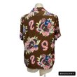 画像17: 40's ”Del Mar”　Macintosh　MENU柄　"UKULELE&LEI"　BROWN × PINK　SIZE:M　ON BOOK　beautiful color !! (17)