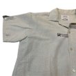 画像9: 60's "ARROW"　COTTON　LINEN　SHORT　SLEEVE　SHIRTS　WITH　EMBROIDERY　AND　SQUARE　BUTTONS　MINT GREEN　good design !! (9)
